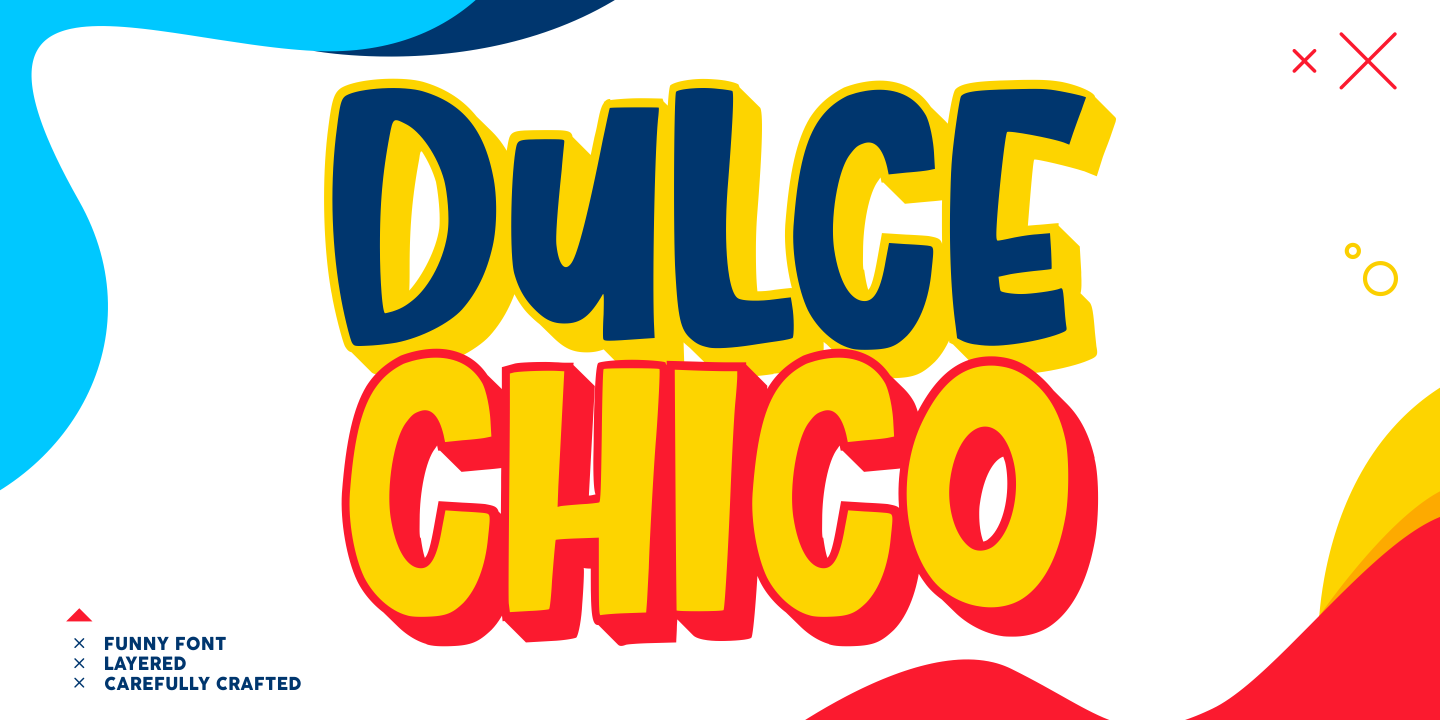 Пример шрифта Dulce Chico